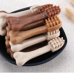 CHEW BONES FOR DOGS AND PETS Yaho Veterinarian Recommended Mix flavors 90g package Helps clean teeth Freshens breath Removes plaque