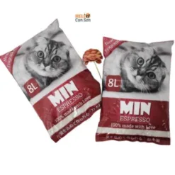 Cat Min Japanese cat litter absorbs, clumps quickly, has little dust, deodorizes, kills bacteria, and has a mild fragrance, 8l