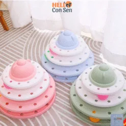 Cat toys with 4-tier interactive ball tower for cats, super cute